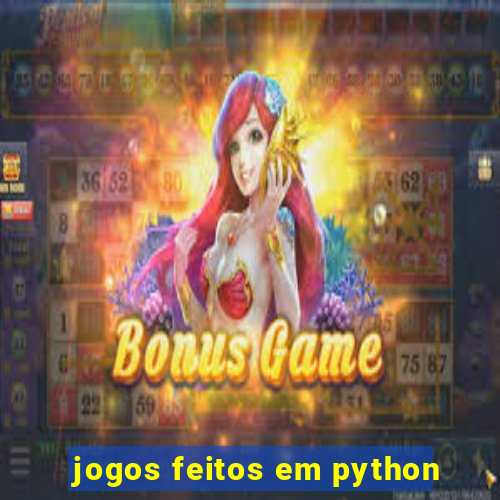 jogos feitos em python